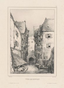 Vista de Ruan de Eugene Isabey