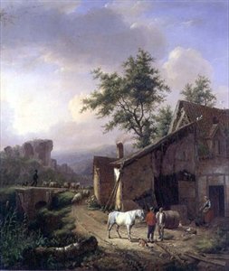 De camino a casa de Eugene Joseph Verboeckhoven