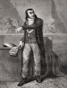 Antoine Quentin Fouquier-Tinville (1746-95), grabado por Blanpain de Eugene Joseph Viollat