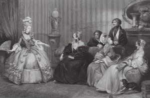 Vestido para la Ópera Bal (grabado) de Eugene Louis (after) Lami