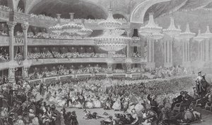 El Gran Ballet Masque en la Ópera (grabado) de Eugene Louis (after) Lami