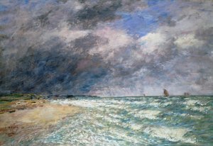 Barcos en el estuario del Sena, 1880