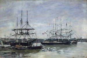 Burdeos, 1875 de Eugene Louis Boudin