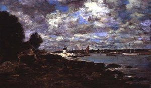 Plougastel-Daoulas de Eugene Louis Boudin