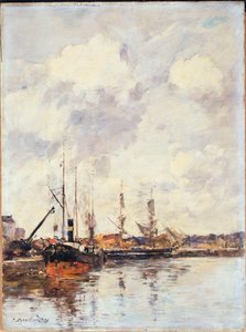 El estanque, 1891 de Eugene Louis Boudin