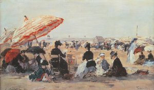 La Playa de Eugene Louis Boudin