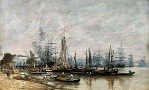 El puerto de Burdeos, 1874