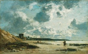 Trouville, las Rocas Negras, c.1860-1865 de Eugene Louis Boudin