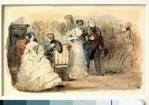 Una recepción bajo Luis Felipe de Eugene Louis Lami