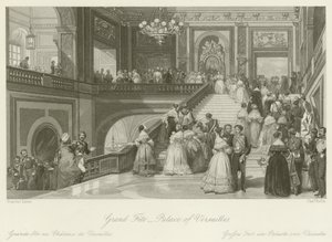 Gran fiesta en el Palacio de Versalles de Eugene Louis Lami