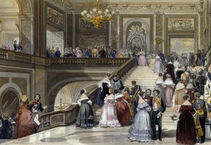 Gran celebración en el Palacio de Versalles de Eugene Louis Lami