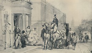 En Eaton Square, 1850 de Eugene Louis Lami
