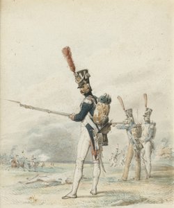 Infantería de la Jeune Garde en 1812 de Eugene Louis Lami