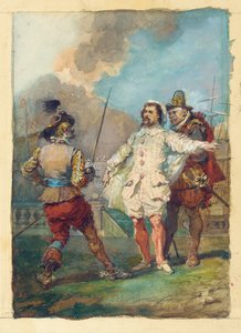 "Las Travesuras de Scapin", después de Molière de Eugene Louis Lami