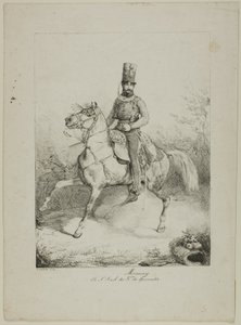 Moncey, ex-coronel del 3er Regimiento de Húsares de Eugene Louis Lami