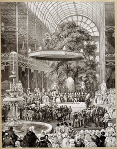 Inauguración de la Exposición Mundial de 1851 en Londres por Lami de Eugene Louis Lami