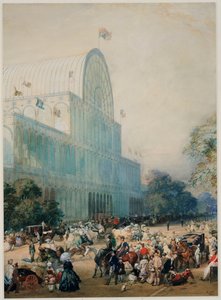La inauguración del Palacio de Cristal, 1851 de Eugene Louis Lami