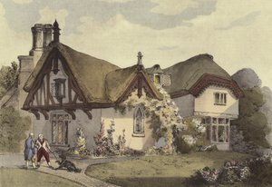 Una cabaña de Eugene Louis after Lami