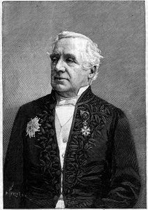 Retrato del Barón Félix Hippolyte Larrey (1808-1895), cirujano francés, miembro de la Academia de Ciencias y de la Academia de Medicina. de Eugene Pirou