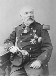 Retrato de Hyacinthe Laurent Théophile Aube de Eugene Pirou