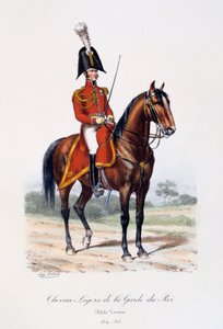 Chevau-Légers de la Guardia del Rey, Pequeño Uniforme, 1814-15 de Eugene Titeux