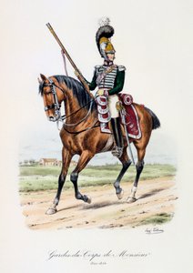 Gardes-du-Corps de Monsieur, 1820-24 de Eugene Titeux