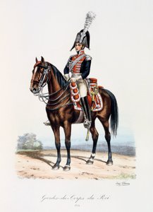 Gardes-du-Corps de Roi, 1814 de Eugene Titeux