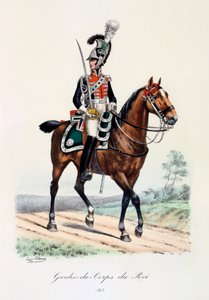 Gardes-du-Corps de Roi, 1815 de Eugene Titeux