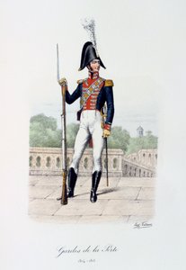 Guardias de la Puerta, 1814-15 de Eugene Titeux