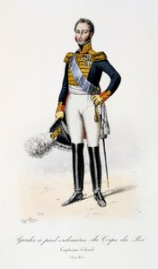 Guardias a pie ordinarios del Cuerpo del Rey, Capitán-Coronel, 1817-30