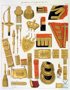 Gendarmes de la Guardia del Rey, Insignia de Eugene Titeux