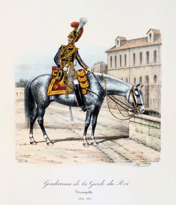 Gendarmes de la Guardia del Rey, Trompetista, 1814-15