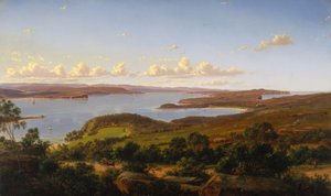 Sydney Heads de Eugene von Guérard