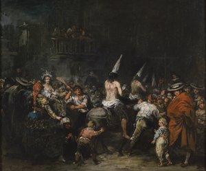 Condenado por la inquisición, segunda mitad del siglo XIX