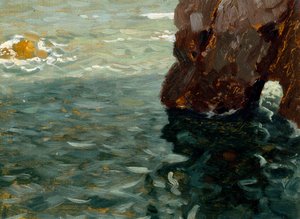Mar (óleo sobre tabla) de Eugenio Olivari