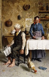 Felicidad doméstica de Eugenio Zampighi