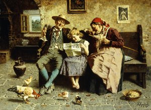 Leyendo las noticias de Eugenio Zampighi