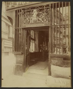 33 Rue des Bourdonnais de Eugène Atget