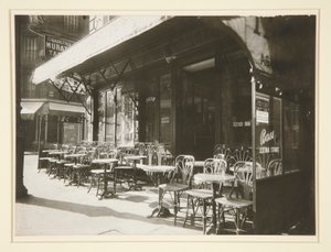 ¿Café? - Avenida del Gran Ejército de Eugène Atget