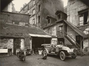 Patio, calle de Valence de Eugène Atget