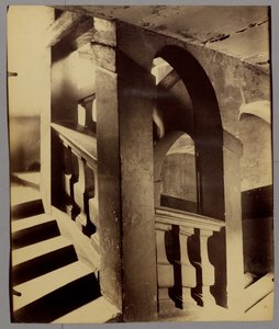 Escalera, 25 rue des Blancs-Manteaux de Eugène Atget