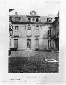 Hotel du Grand Veneur en París, 60 rue de Turenne, 1901 de Eugène Atget