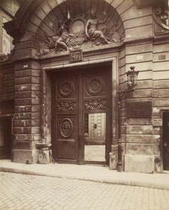 Hotel de los Embajadores de Holanda, 47 rue Vieille-du-Temple de Eugène Atget