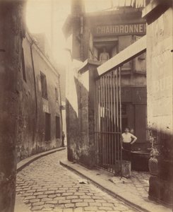 Taller de metalurgia, passage de la Réunion de Eugène Atget
