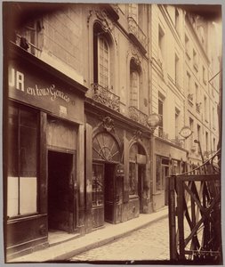 [Rue de la Parcheminerie] de Eugène Atget