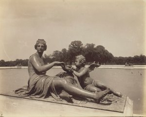 Versalles, esquina del parque, 1901 de Eugène Atget