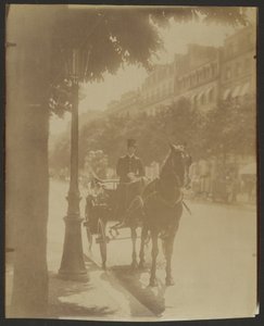 [Carruaje de espera] de Eugène Atget
