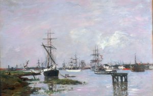 Amberes, el puerto de Eugene Louis Boudin