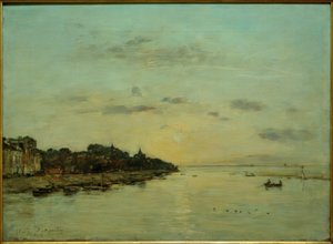 Desembocadura del río Somme de Eugene Louis Boudin
