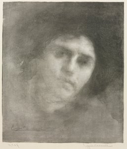 Madame Eugène Carrière (gran placa) de Eugène Carrière